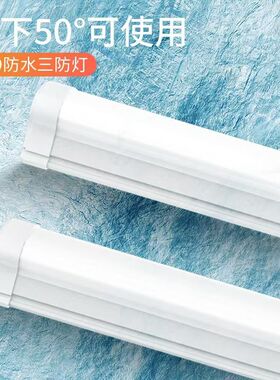 led长条灯三防低温冷库灯净化冻库灯条形灯管仓库食品车间1.2米灯