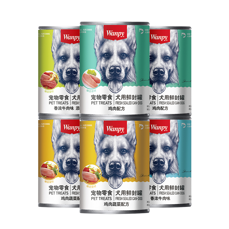 wanpy顽皮狗罐头狗狗小型犬成犬
