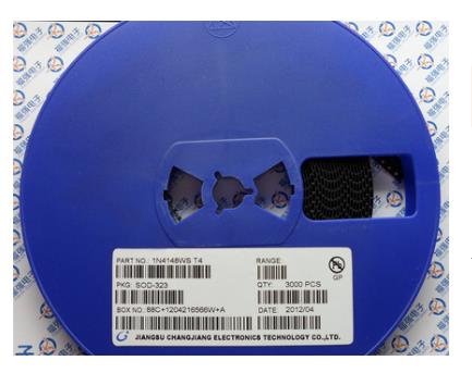 贴片开关二极管 1N4148WS T4 0805封装 SOD-323 （50只/3.5元）