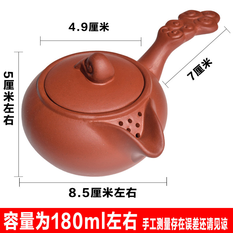 粗陶甘肃罐罐茶罐子茶具陶瓷茶壶罐子围炉 电炉子煮茶壶老式农村