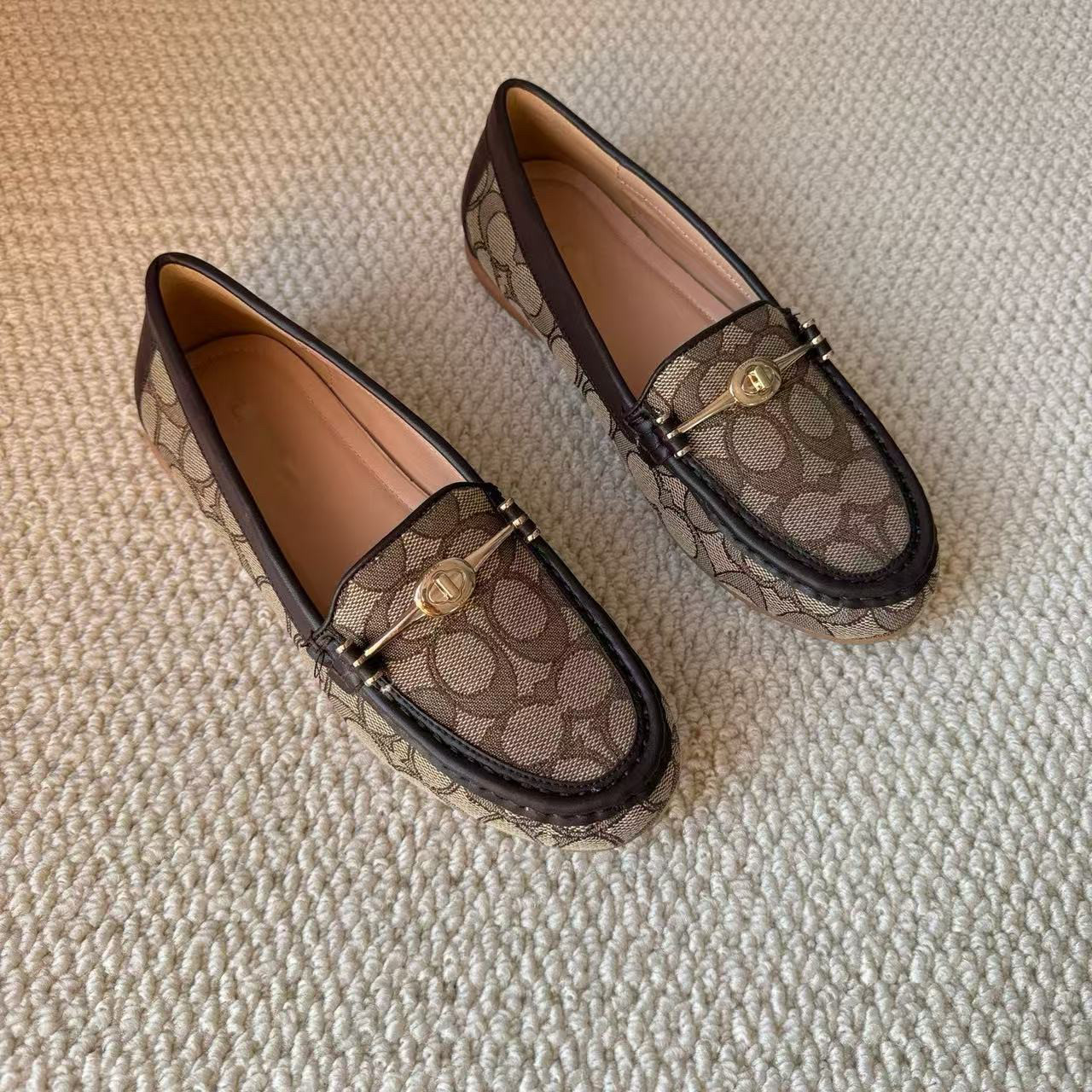 25新款帆布马衔扣低帮套脚复古百搭舒适防滑一脚蹬乐福鞋女豆豆鞋,女鞋,乐福鞋（豆豆鞋）,淘宝优惠券,粉丝福利购,淘宝优惠卷