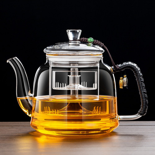 新款加厚耐高温玻璃煮茶壶