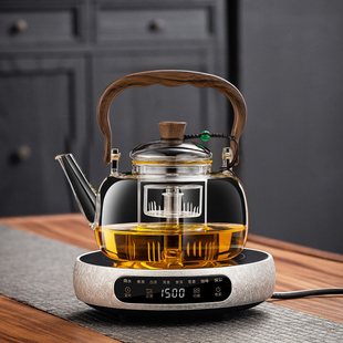 玻璃煮茶壶煮茶器电陶炉养生壶加厚耐高温2026新款烧水泡茶壶套装