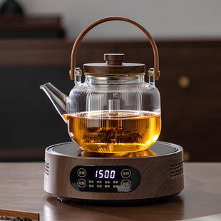 玻璃煮茶壶加厚耐高温煮茶器2026新款烧水泡茶壶电陶炉养生壶套装