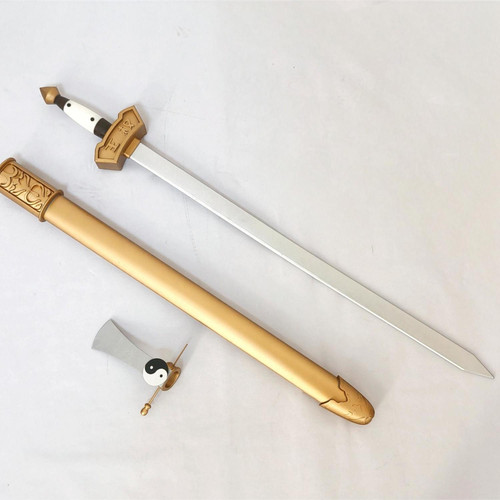 现货狐妖小红娘cos道具王权剑王权霸业富贵长武器cosplay装备发冠