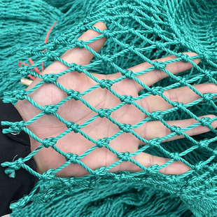 定制渔网衣有结网片聚乙烯鱼网拉网抬网养殖网箱养鸡鸭网隔断围网