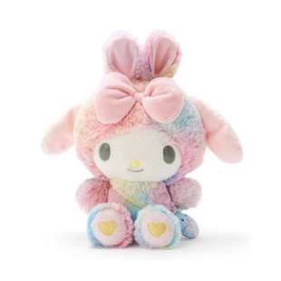 日本正品复活节兔子装my melody美乐蒂毛绒公仔玩偶三丽鸥娃娃
