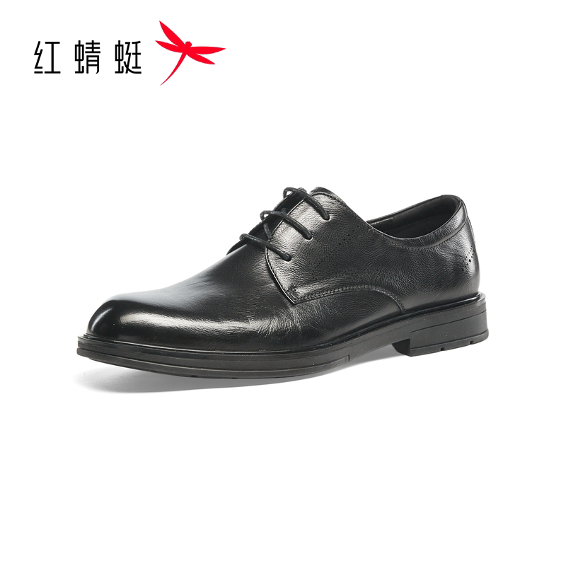 【门店发货】红蜻蜓2026夏季新品真皮绅士正装男单鞋MAX7175602