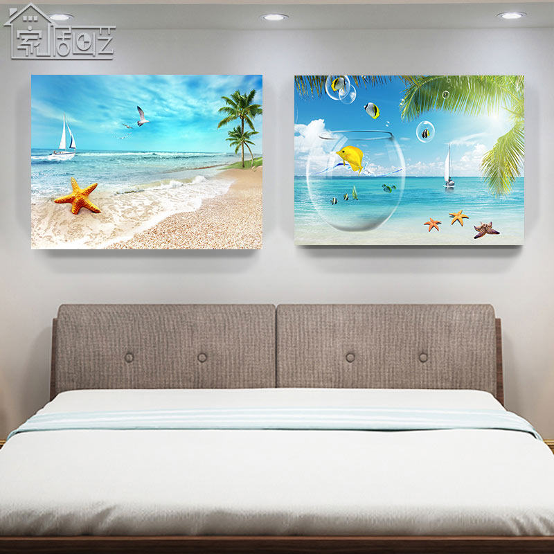 太阳向日葵餐厅厕所浴室防水壁画