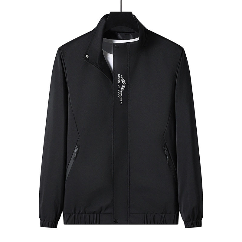 2026秋季新款时尚户外休闲外套薄款男无帽年轻上衣夹克跨境外贸