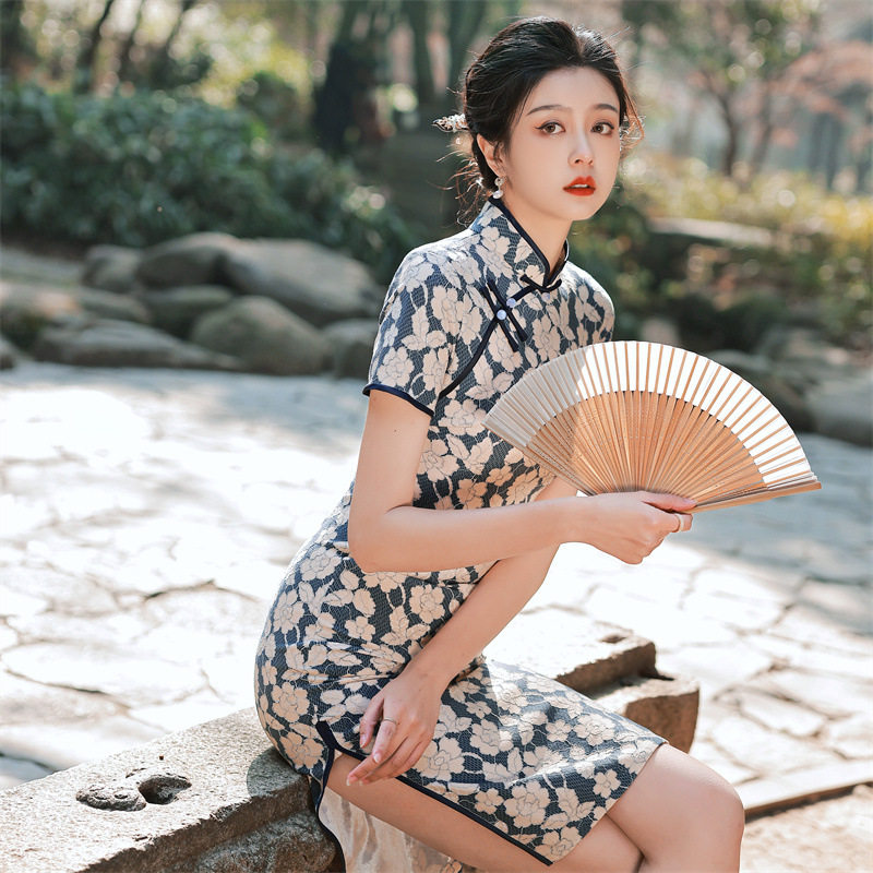 2026春夏款改良旗袍年轻款 气质高端小个子复古民国风少女连衣裙