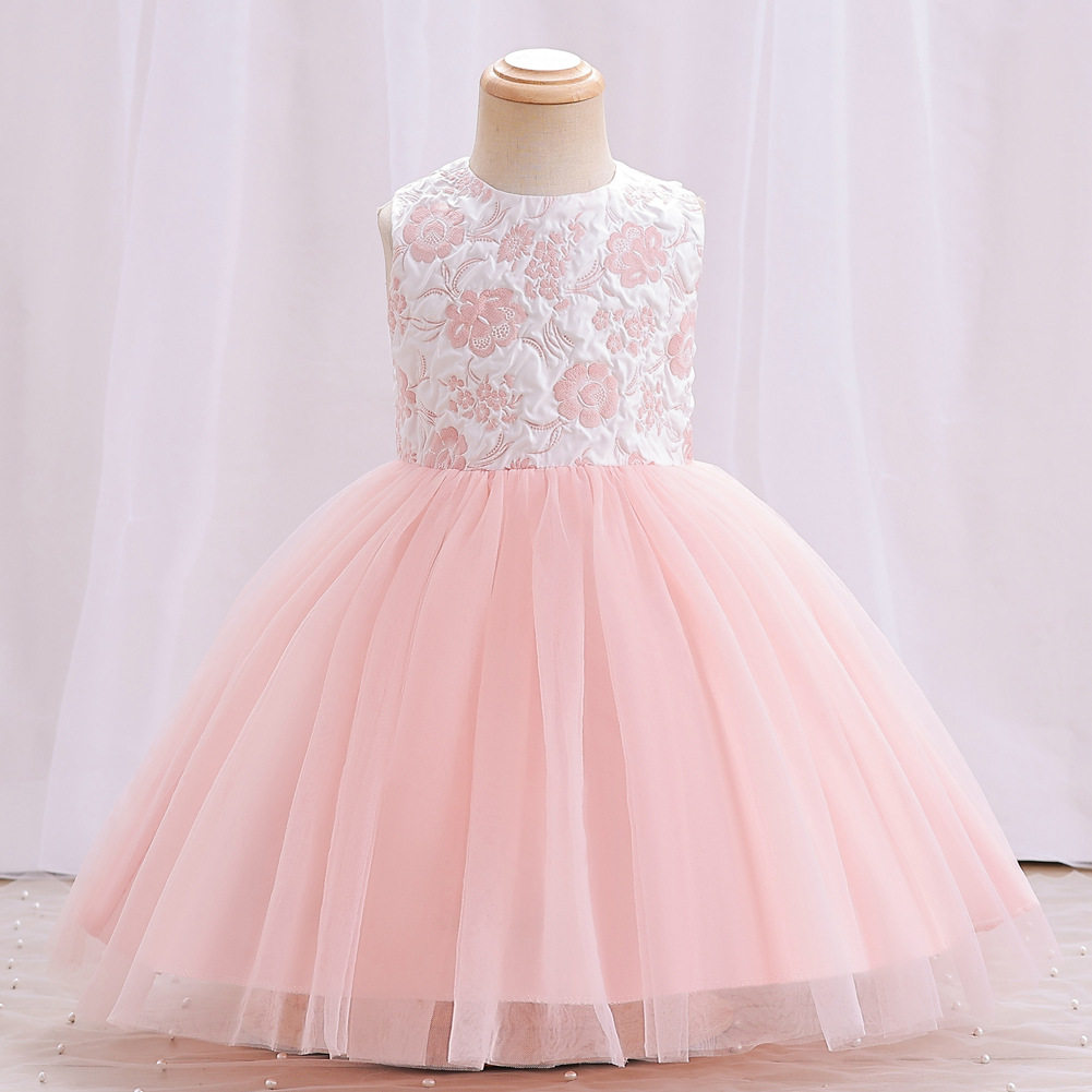 2026新款婴幼童礼服裙生日周岁女童裙网纱蓬蓬裙Children's dress
