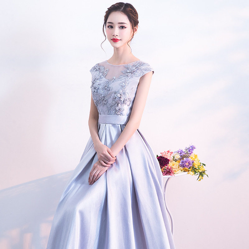 晚礼服女长款2026新款夏季宴会优雅主持人连衣裙修身显瘦公主韩版