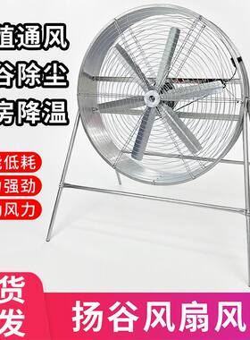 扬谷扇强力风机大风力调速开关工业落地扇养殖降温通风机工厂风扇