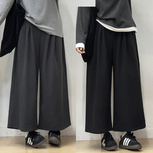 子胖mm呢子九分休闲裤 宛宛大码 女秋冬加厚裤 裤 小个子阔腿毛呢西装