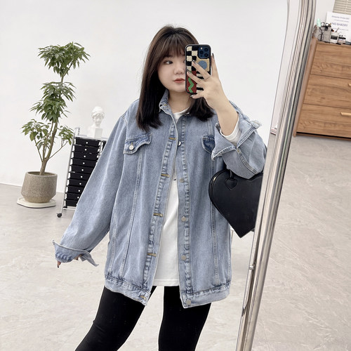 复古牛仔外套女显瘦百搭