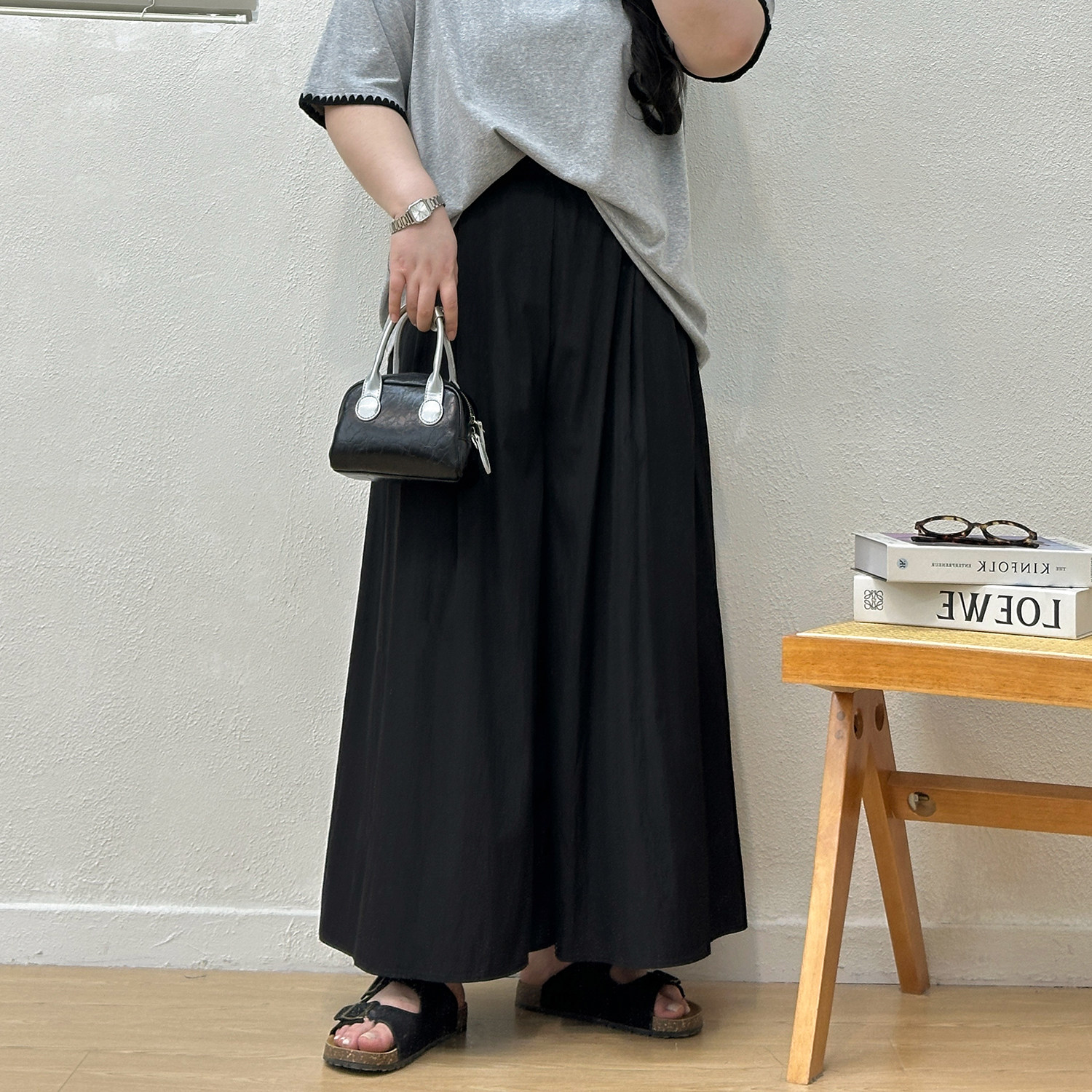 宛宛大码胖MM九分裙裤女夏季高腰显瘦遮胯防走光通勤百搭款阔腿裤,女装/女士精品,大码裤装,淘宝优惠券,粉丝福利购,淘宝优惠卷