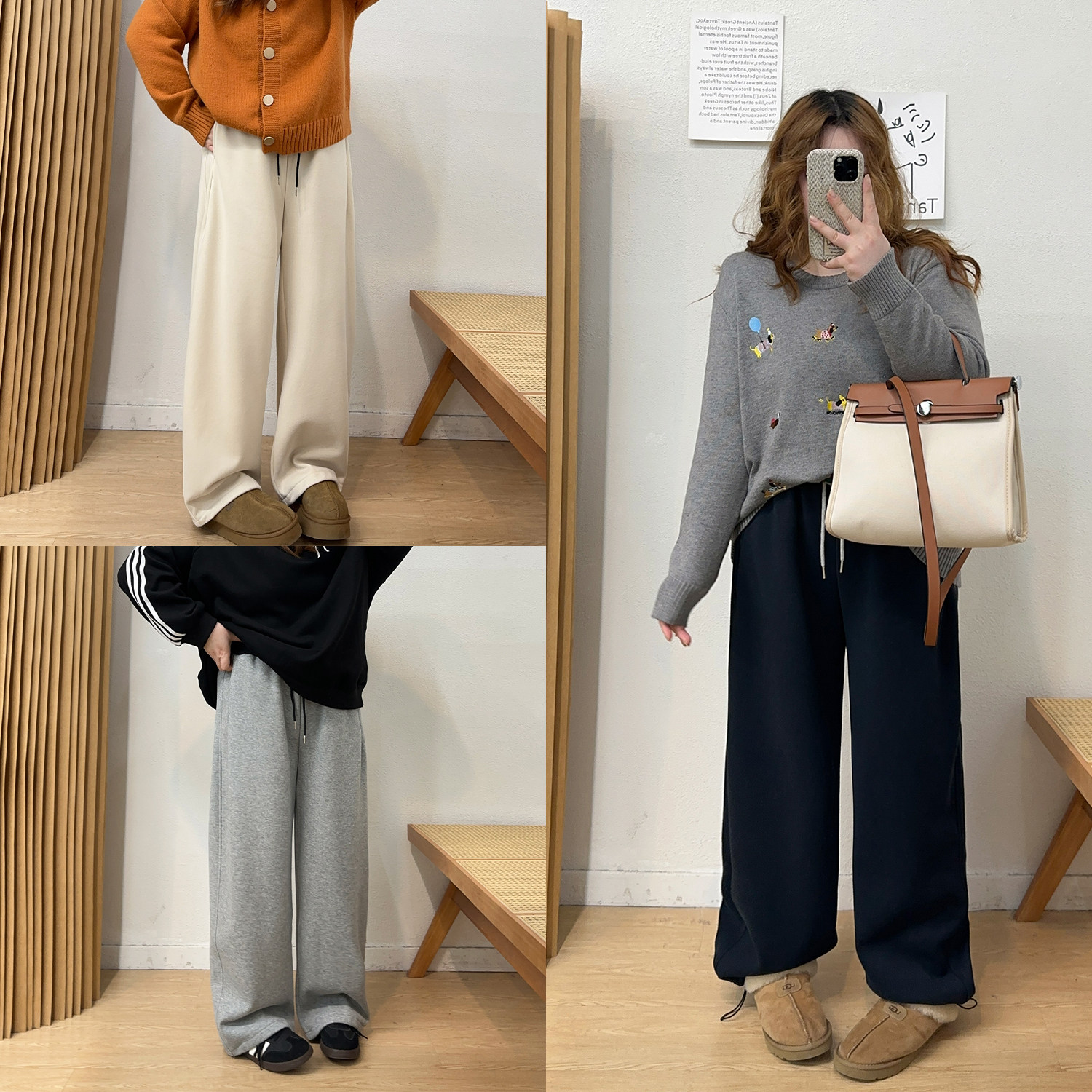 宛宛大码加绒休闲裤女冬季新款梨形身材胖妹妹mm高腰显瘦束脚卫裤,女装/女士精品,大码裤装,淘宝优惠券,粉丝福利购,淘宝优惠卷