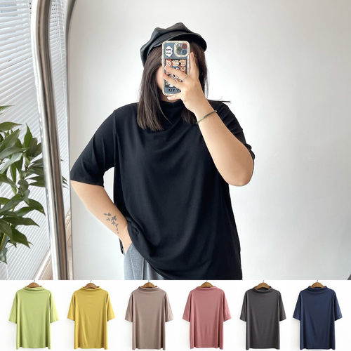 时尚上衣半高领内搭T恤