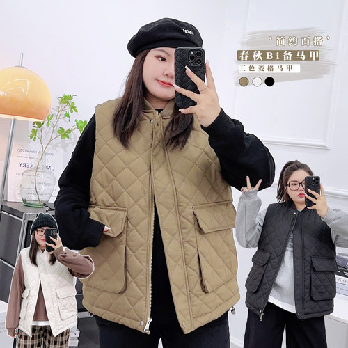 宛宛家棉马甲百搭时尚