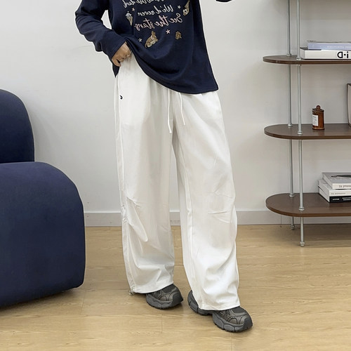 美式宽松工装裤显瘦长裤