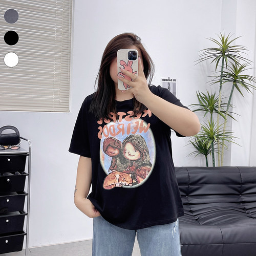 宛宛家印花T恤时尚可爱