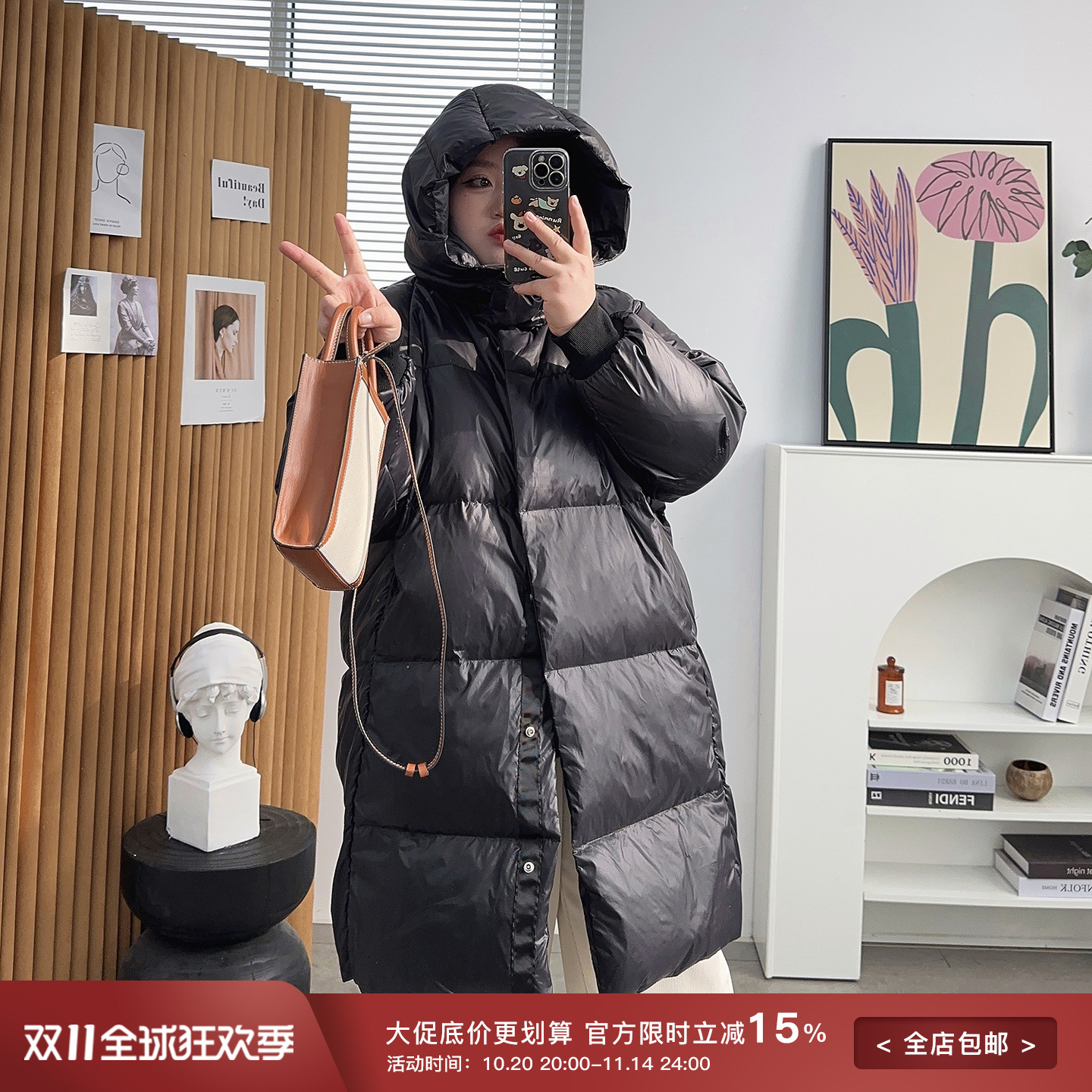 宛宛家泡芙羽绒服百搭时尚