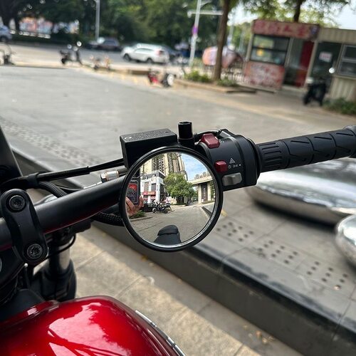 适用于通用凸面广角后视镜改装适配本田CB650R/300/400摩托车