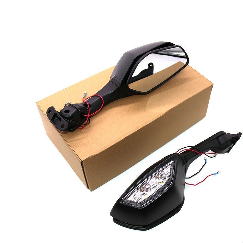 适用摩托车华鹰500后视镜川崎ZX-10R ZX10R 大牛11-15年反光镜