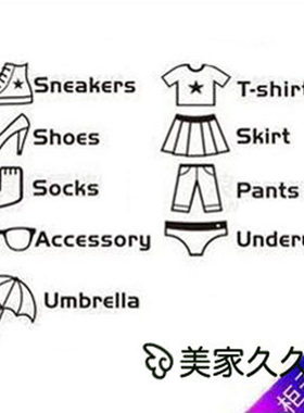 客厅衣柜子鞋柜抽屉分类贴