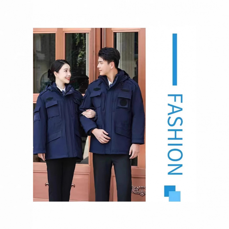 511新款冬季速干保安服棉衣加厚