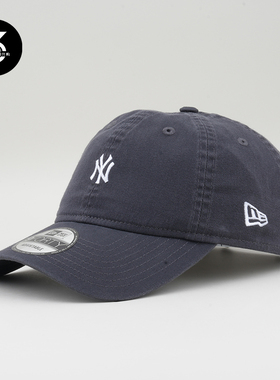 韩国代购NEWERA纽亦华帽子940小标软顶男女NY鸭舌帽棒球帽炭灰色