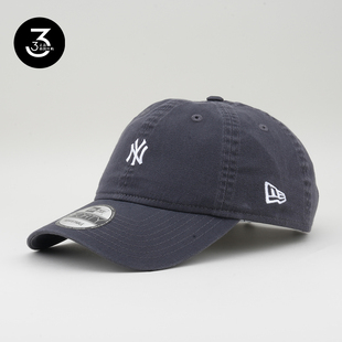 韩国代购 NEWERA纽亦华帽子940小标软顶男女NY鸭舌帽棒球帽炭灰色