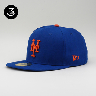 韩国代购NEWERA纽亦华美职棒MLB球队平沿全封闭棒球帽纽约大都会