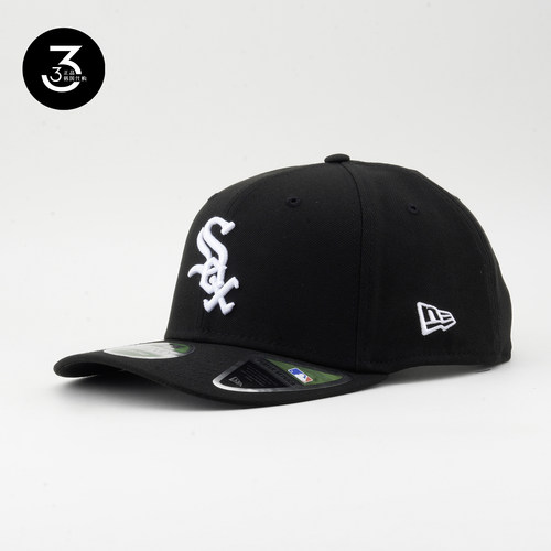韩国代购NEWERA纽亦华970微弯檐可调棒球帽MLB球队SOX芝加哥白袜