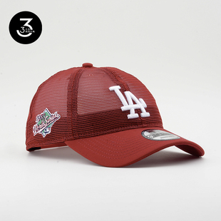 韩国代购 NEWERA纽亦华世界大赛系列940软顶网眼LA大标棒球帽红色