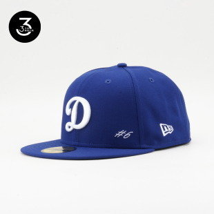 韩国代购 5950平沿全封棒球帽洛杉矶道奇6号 NEWERA纽亦华球星号码