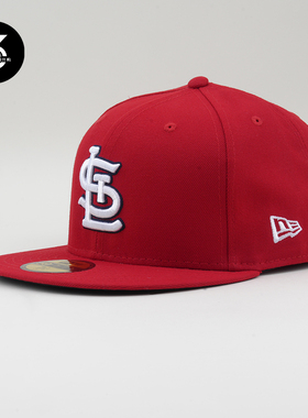 韩国代购NEWERA纽亦华5950平沿全封闭棒球帽圣路易斯红雀59FIFTY