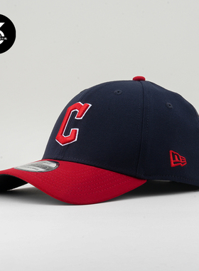 韩国代购NEWERA纽亦华39THIRTY弯沿封闭式3930MLB棒球帽红C守护者