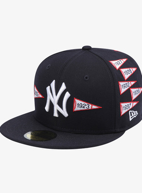 NEW ERA X SPIKE LEE 30周年5950平沿全封闭棒球帽NY洋基旗帜LOGO