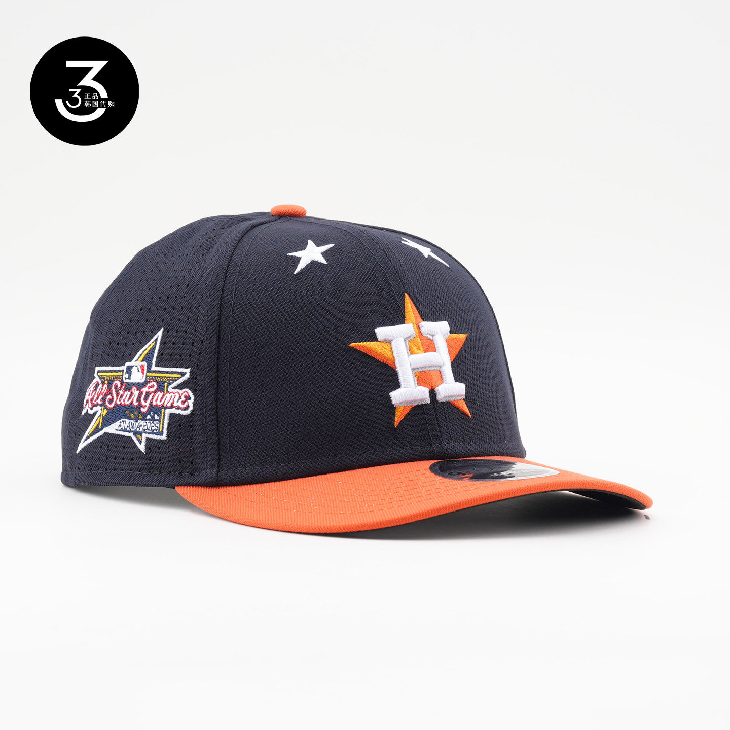 美国代购NEWERA纽亦华MLB全明星940硬顶网眼棒球帽休斯顿太空人