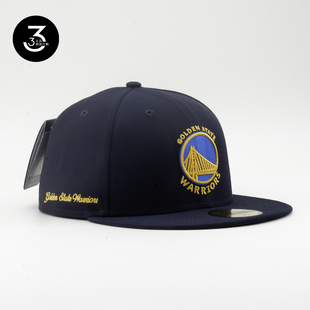 NBA纽亦华 NBA联名5950平沿全封闭棒球帽金州勇士 NEWERA