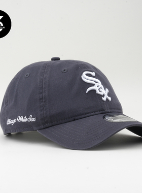 韩国代购NEWERA纽亦华MLB球队940软顶大标棒球帽SOX芝加哥白袜灰