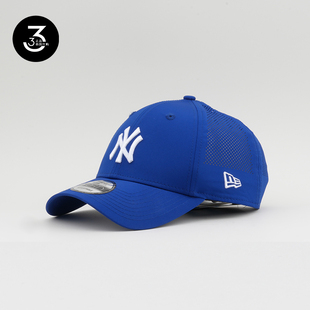 韩国代购 NEWERA速干运动940帽子夏天硬顶NY洋基网眼棒球帽宝蓝色