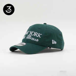 韩国代购 YORK字母棒球帽墨绿色 NEWERA纽亦华夏防晒940软顶NEW