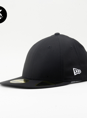 韩国代购NEWERA纽亦华LP5950微弯檐全封闭无LOGO反戴棒球帽黑色