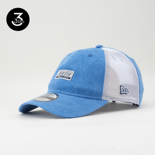 940软顶网眼棒球帽水洗蓝 防晒水洗风格 韩国代购 NEWERA纽亦华夏季