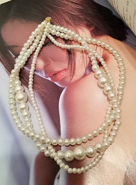 无无合成珍珠珠链女项链百搭