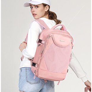 背包女双肩旅行超大容量多功能行李电脑包轻便短途商务出差旅游包