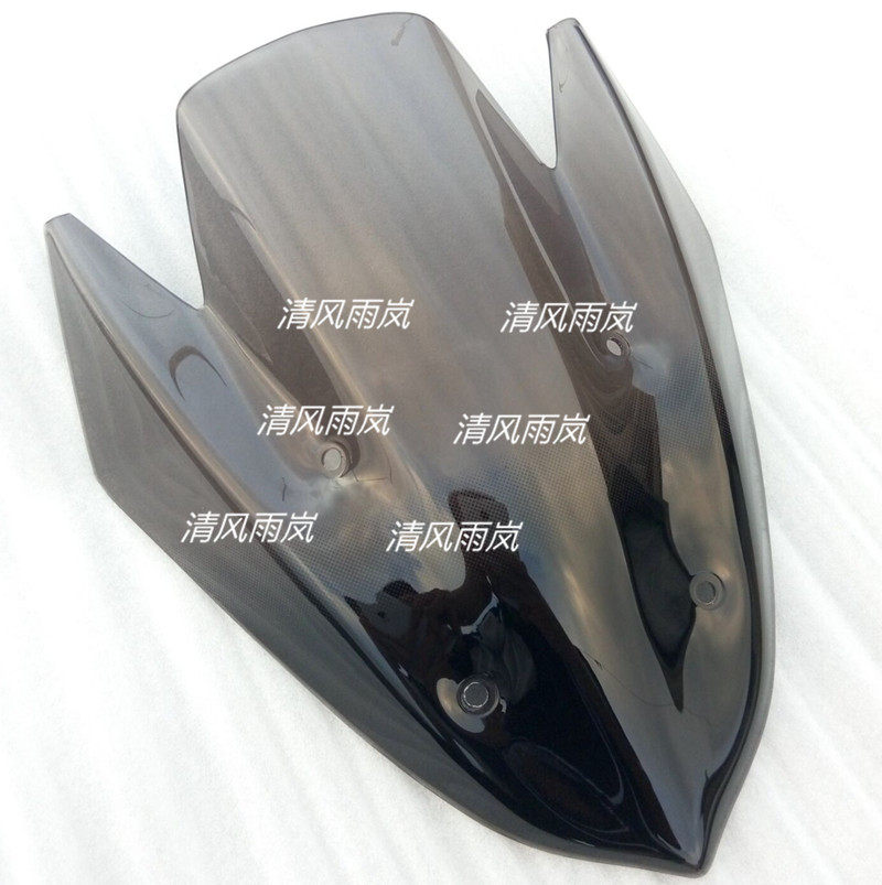 加高Z1000 10-13年挡风玻璃 风镜Z1000绿色加黑网点挡风改装